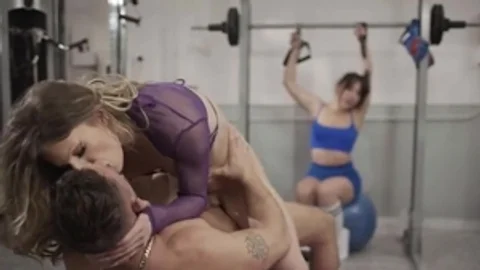 Gym Prof Gets Analed By His Shemale Student
