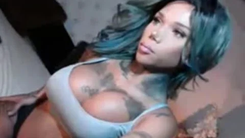 Sexy Thick Columbian Tgirl Shows Off
