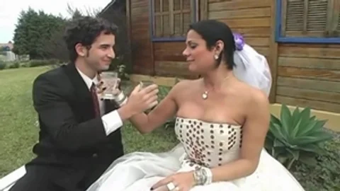 Shemale Bride Fucks Her Hubby After Wedding