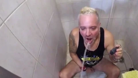 Pissing In The Mouth Of A Submissive Whore