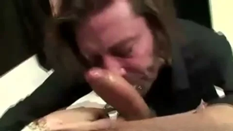 Classy TS Diva Throatfucking Guy