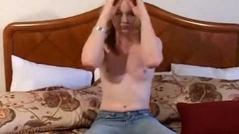 tiny Titty blond Plays With dildo