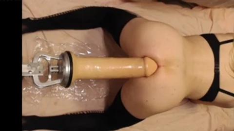 Taking Once Again My 14 Inch King Cock Almost All In