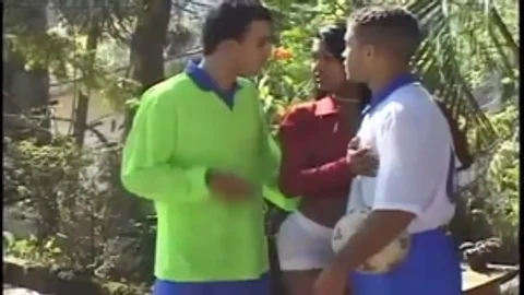 Football Players Fuck Pretty Tranny Outside