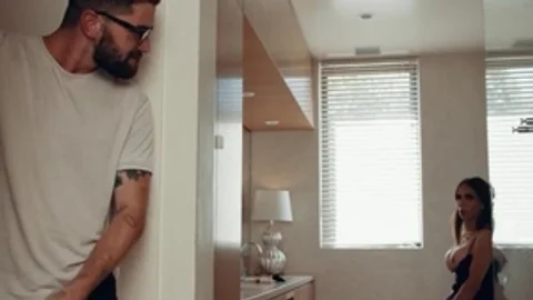 Jerking TS Stepmom Ass Fucked By Her Stepson In The Bathroom
