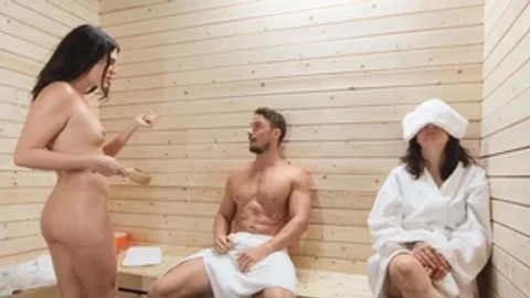 Sneaky Sauna Fuckfest