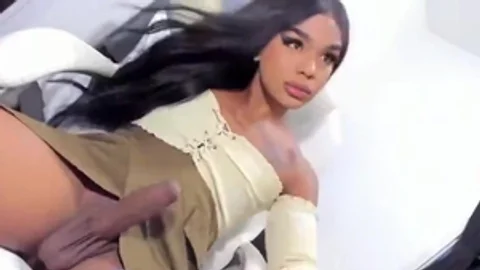 Tgirl Ladyboy Jerking Webcam