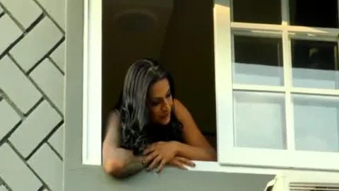 Tgirl Marcela Lima Invites The Gardener In And Rides His BBC