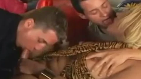 One Shemale For Two Studs