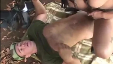 Carla Abiazzi Fucks With A Soldier